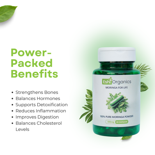 Moringa Capsules for Weight Loss - 500(mg) - 80 Capsules
