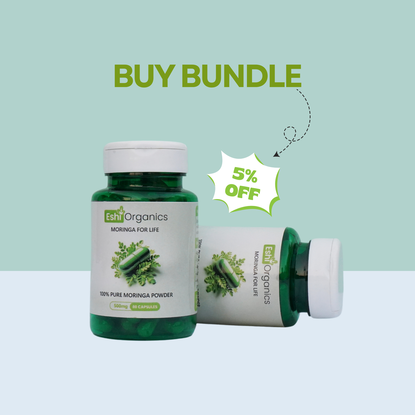 Moringa Capsules for Weight Loss - 500(mg) - 80 Capsules